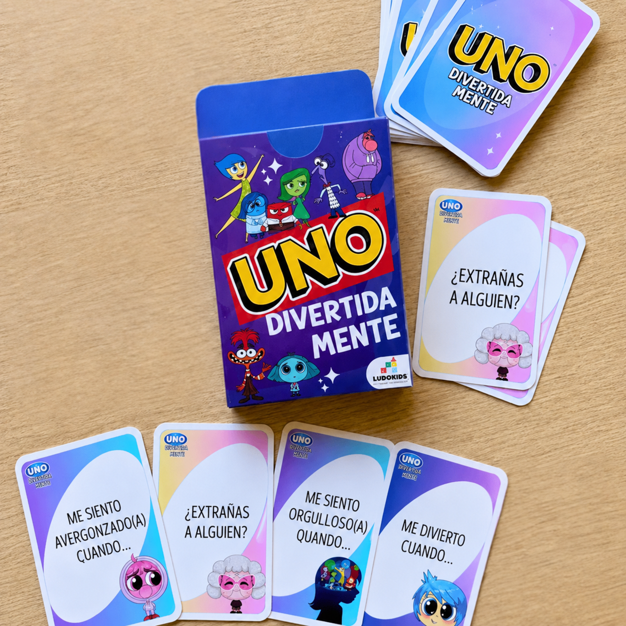 Presentación del juego UNO de las Emociones