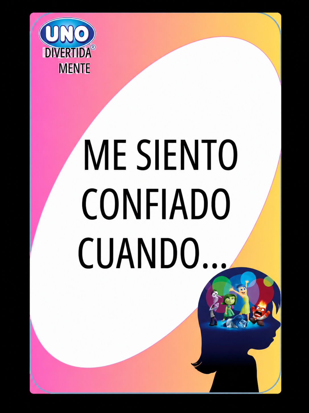 Carta 1 del UNO de las Emociones