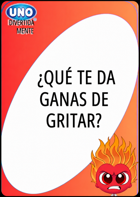 Carta 4 del UNO de las Emociones